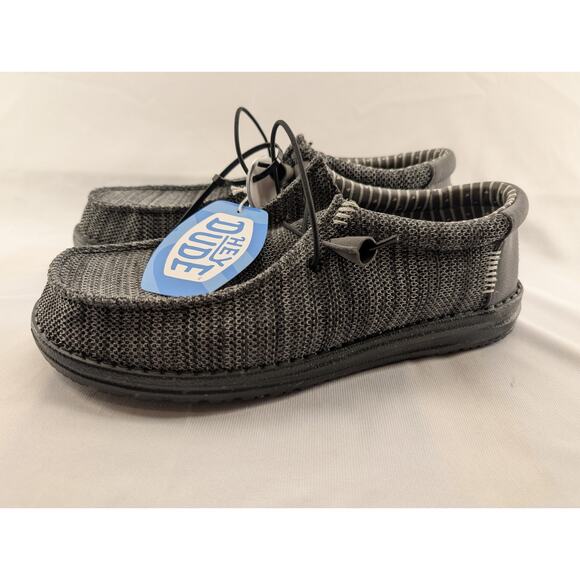 NWT Hey Dude Shoes Wally Stretch Sox in Granite Grey size 11 (NO BOX) - Picture 1 of 6